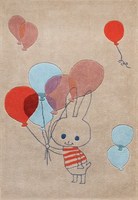 Art For Kids Balloon Rabbit barnmatta