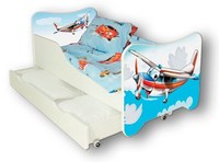 Cool beds Airplane juniorsäng med låda