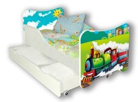 Cool beds Choo choo juniorsäng med låda