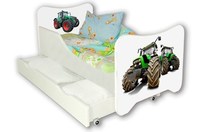 Cool beds Tractors juniorsäng med låda