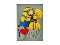 KIDS Barnmatta 95x133 Bananas Minioner