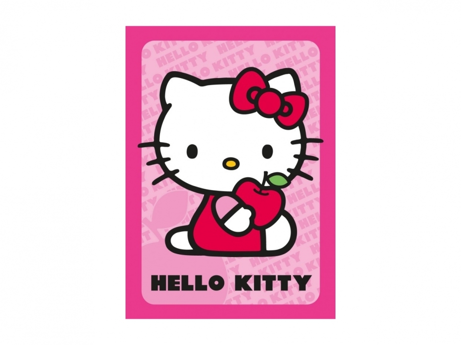 KIDS Matta 95x133 Äpple Hello Kitty
