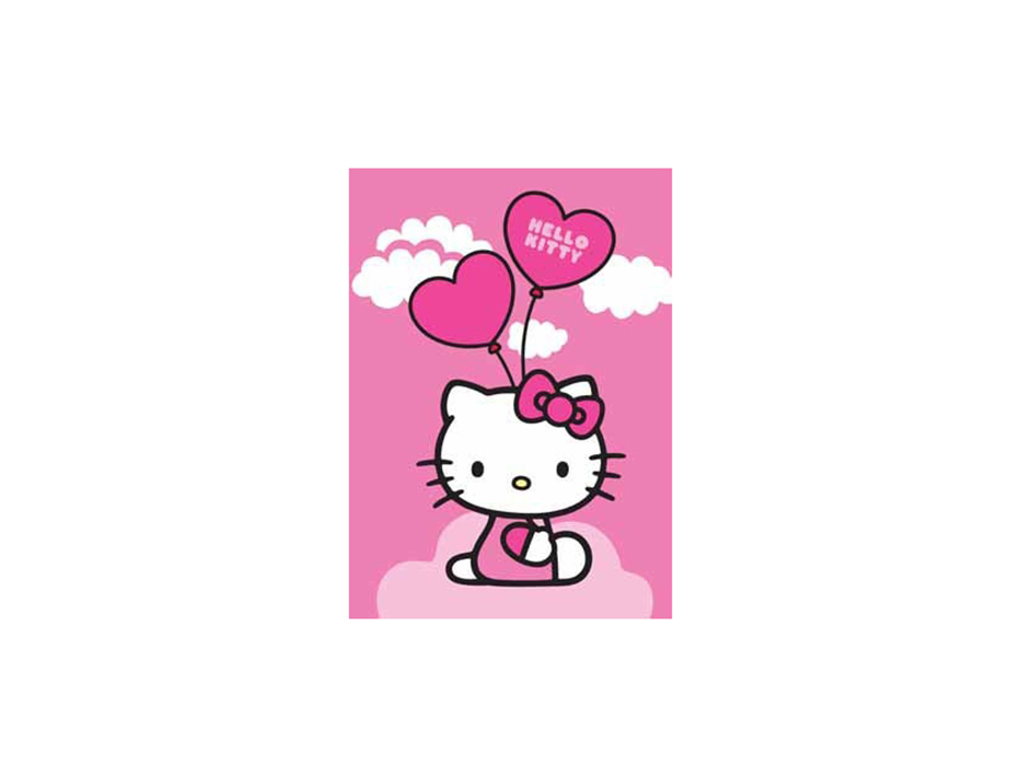 KIDS Matta 95x133 Ballong Hello Kitty