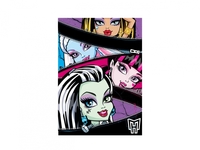 KIDS Matta 95x133 Blixtlås Monster High