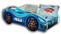 Police car bilsäng - 140x70